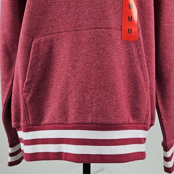 Champion x Stanford University Quater Zip Pullover Red Sweatshirt | Women's M - Picture 13 of 14